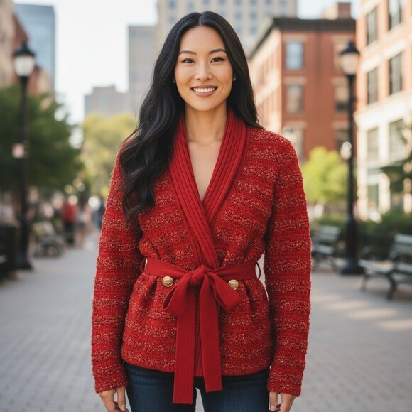 Balmain Elegant Cardigan - Picture 2 of 12